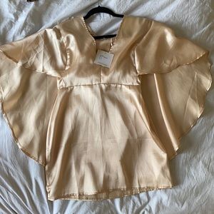 Cream Missguided cocktail dress